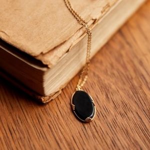 Sézane Celeste Necklace in Black